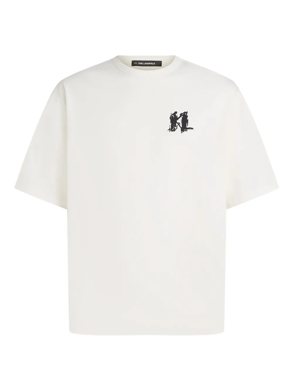 Karl Lagerfeld T-shirt met logo Wit