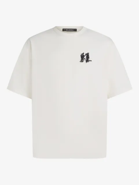 Karl Lagerfeld graphic-logo T-shirt