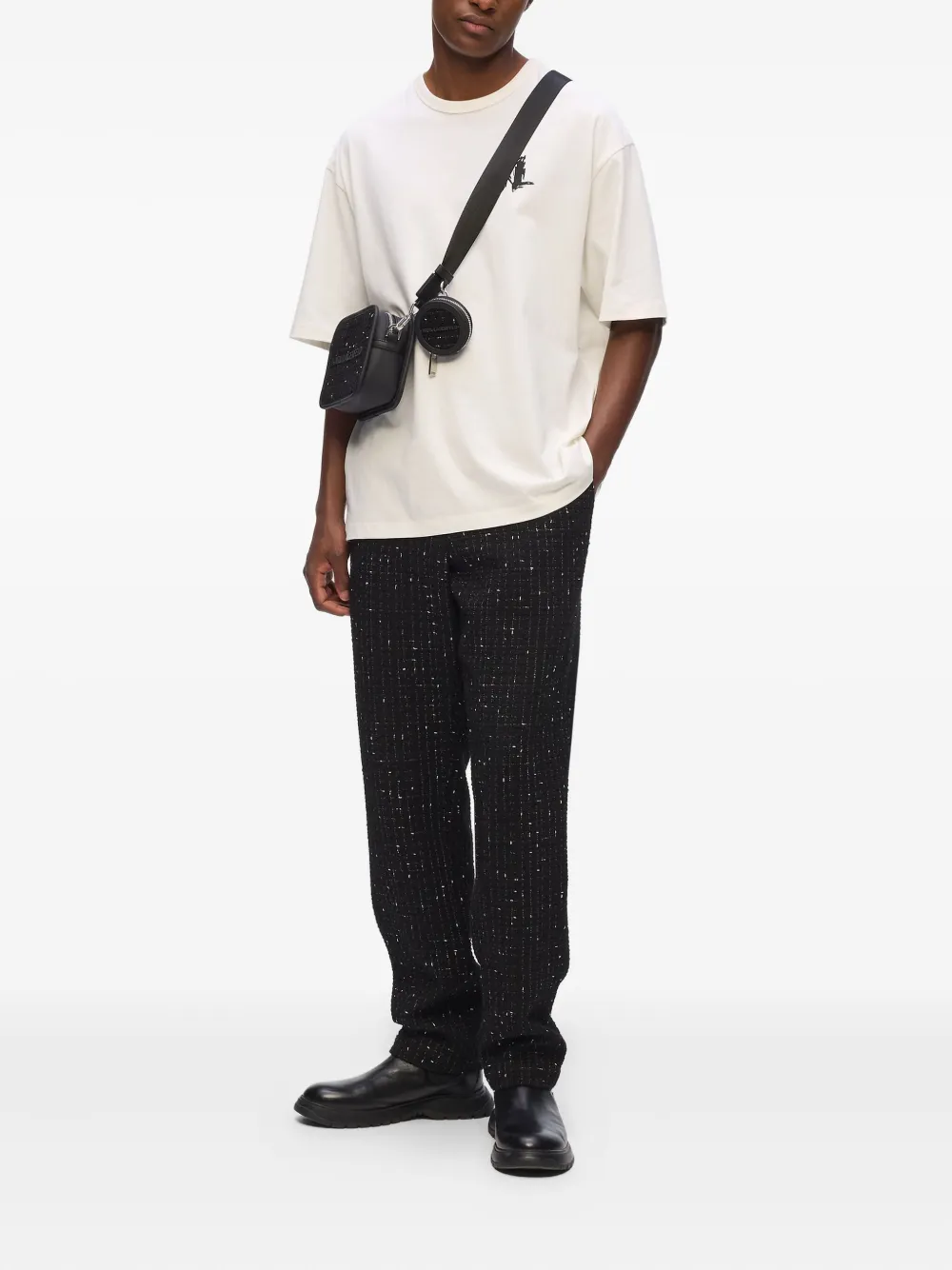 Karl Lagerfeld T-shirt met logo - Wit