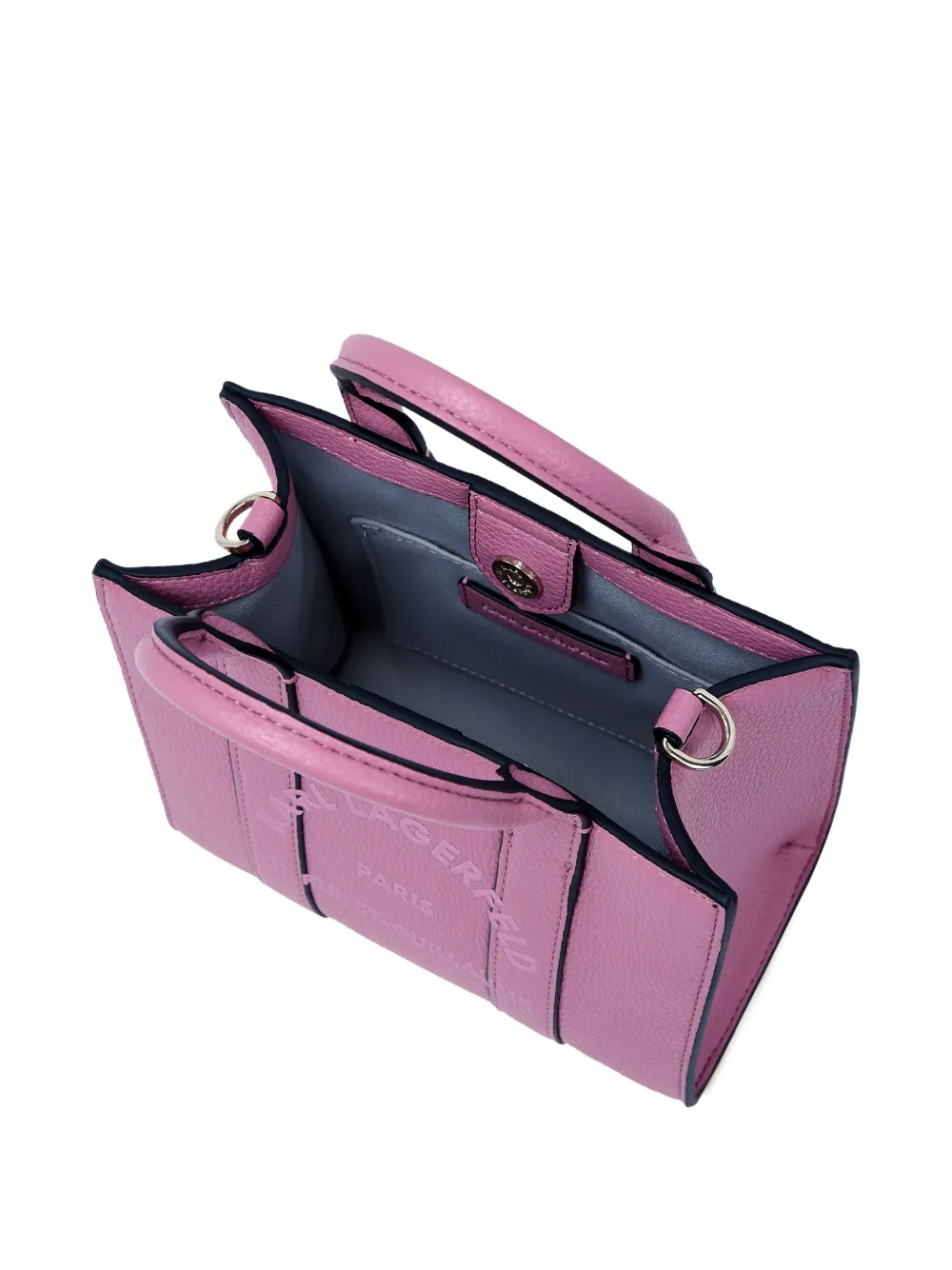 Karl Lagerfeld Kleine shopper met logoprint Roze