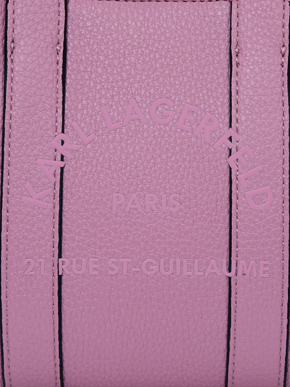 Karl Lagerfeld Kleine shopper met logoprint Roze