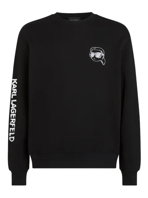 Karl Lagerfeld logo-embroidered sweatshirt