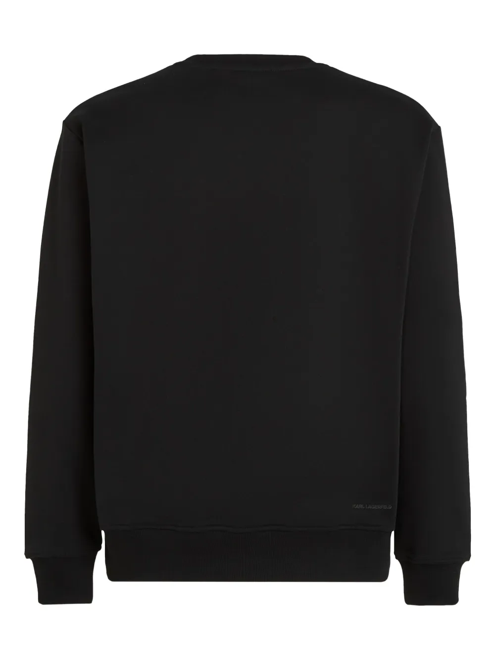 Karl Lagerfeld Sweater verfraaid met logo Zwart