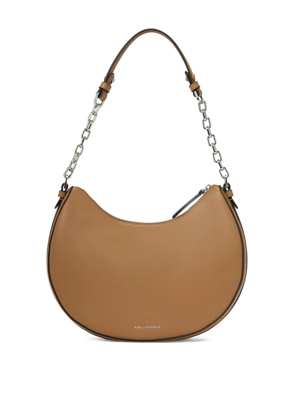 Karl Lagerfeld K Autograph Moon schoudertas Bruin