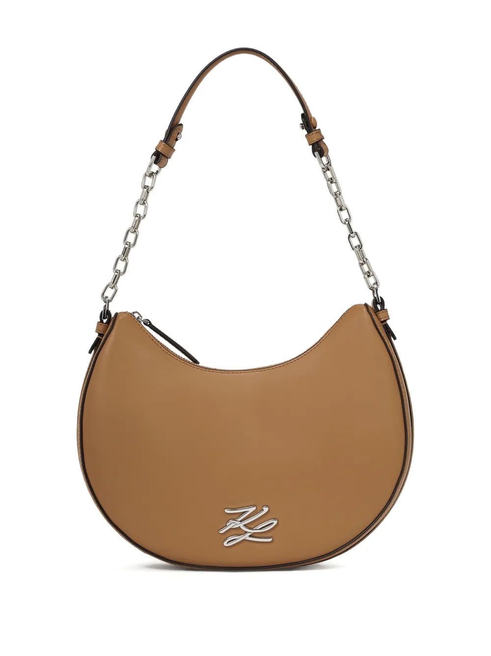 Karl Lagerfeld K Autograph Moon schoudertas Bruin