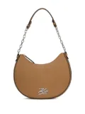 Karl Lagerfeld K/Autograph moon shoulder bag - Brown