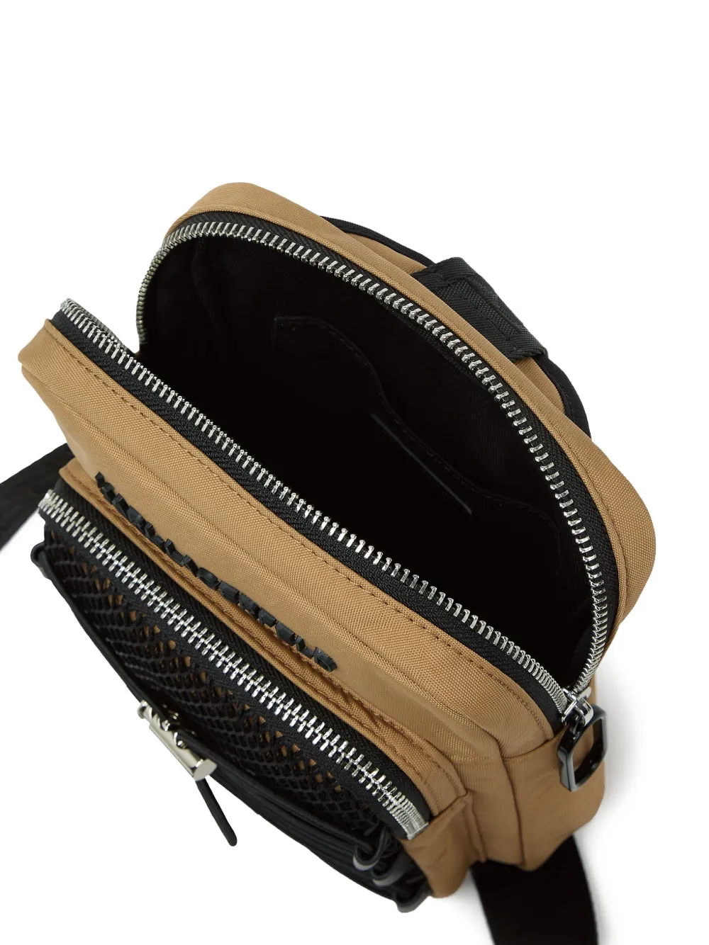 Karl Lagerfeld Jeans Messengertas met mesh vlak 1ZJ CHIPMUNK