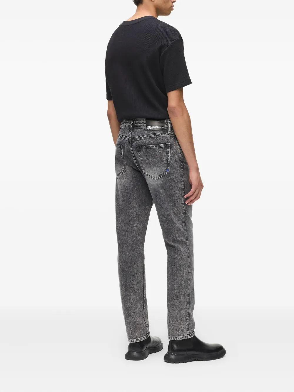 Karl Lagerfeld Jeans Stretch-katoenen jeans Grijs