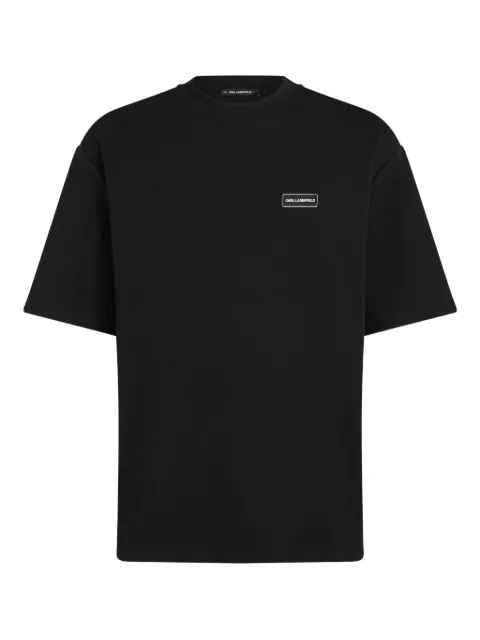 Karl Lagerfeld logo-plaque t-shirt