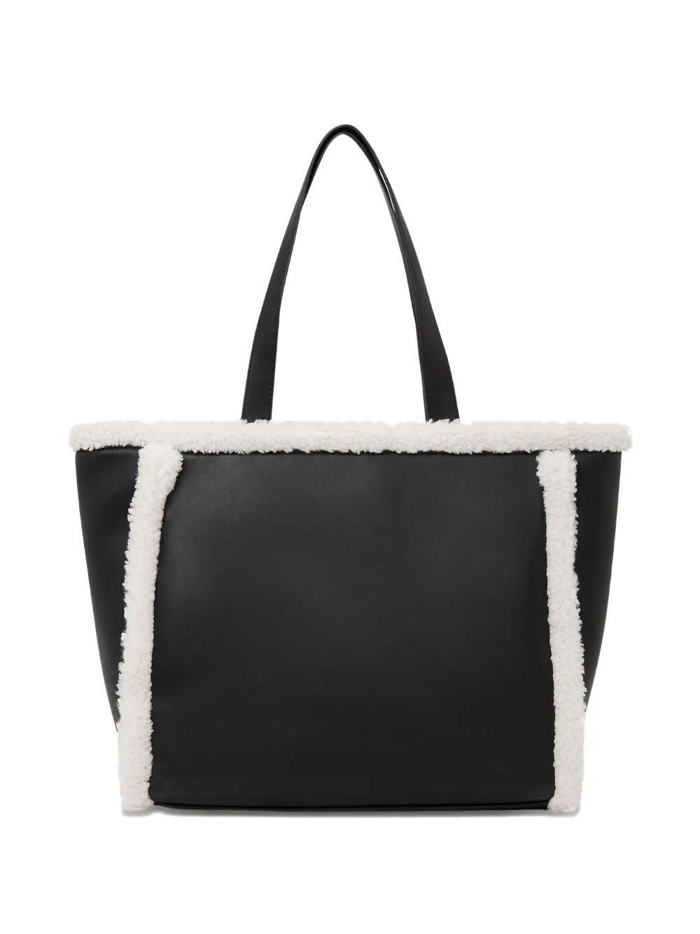 Karl Lagerfeld Jeans Shopper met lammy afwerking Zwart