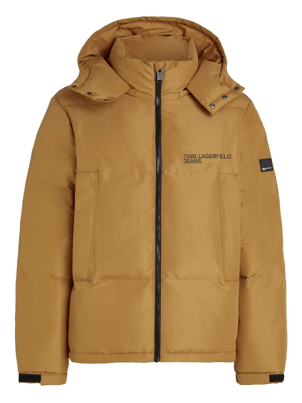 Karl Lagerfeld Jeans hooded puffer jacket | Neutrals | Image 1