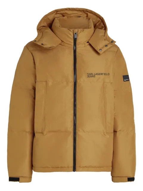 Karl Lagerfeld Jeans hooded puffer jacket