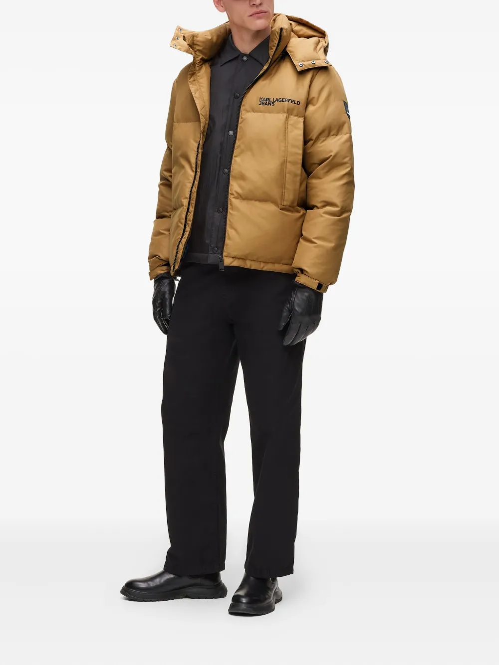 Karl Lagerfeld Jeans hooded puffer jacket | Down Jackets | Image 2