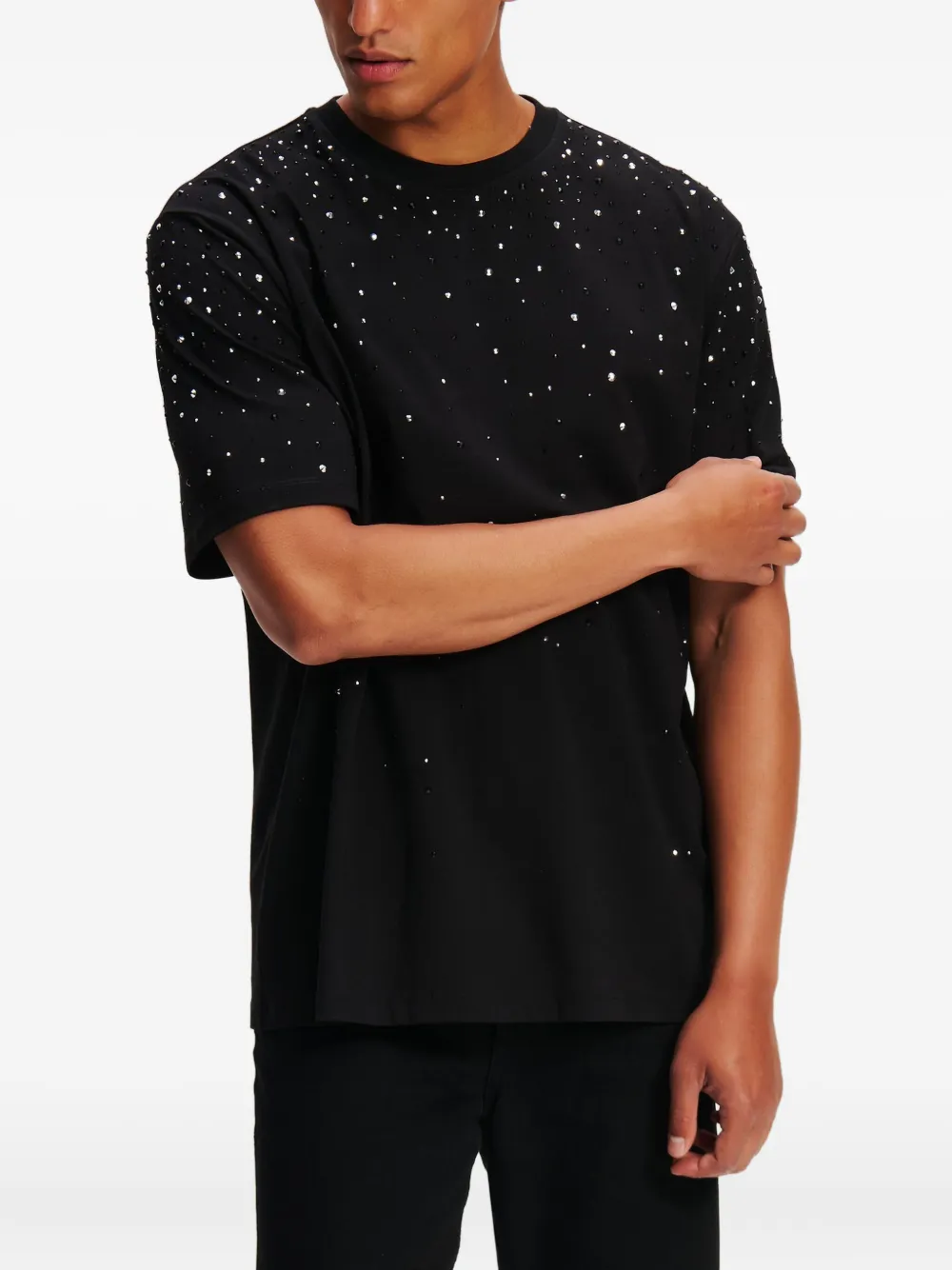 Ikon panelled T-shirt