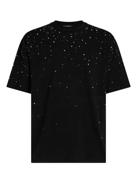 Karl Lagerfeld rhinestone-embellished T-shirt