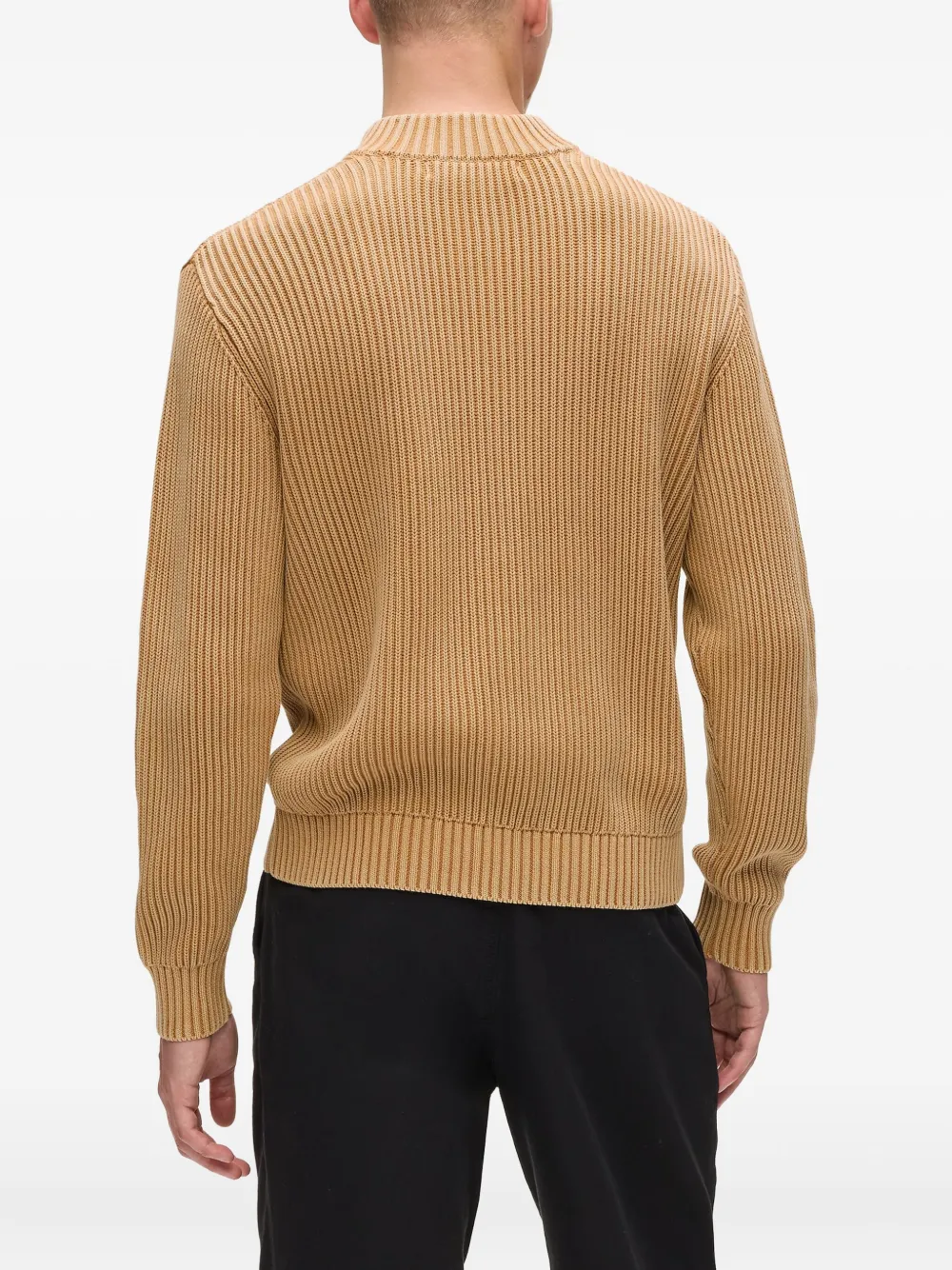 Karl Lagerfeld Jeans Ribgebreide trui Beige