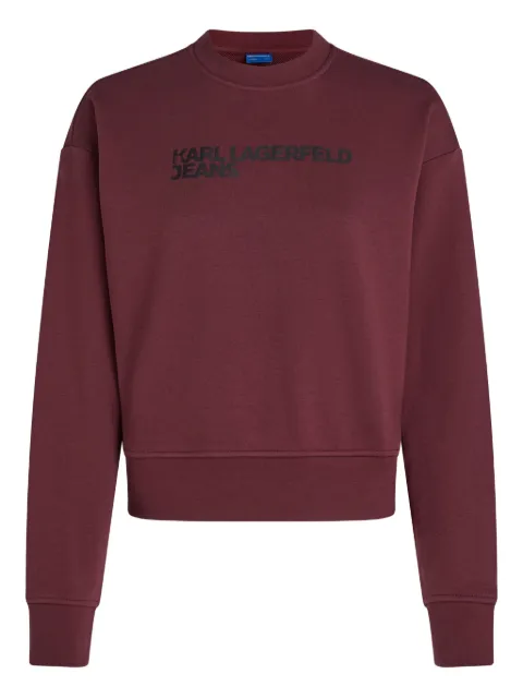 Karl Lagerfeld Jeans sudadera con logo estampado