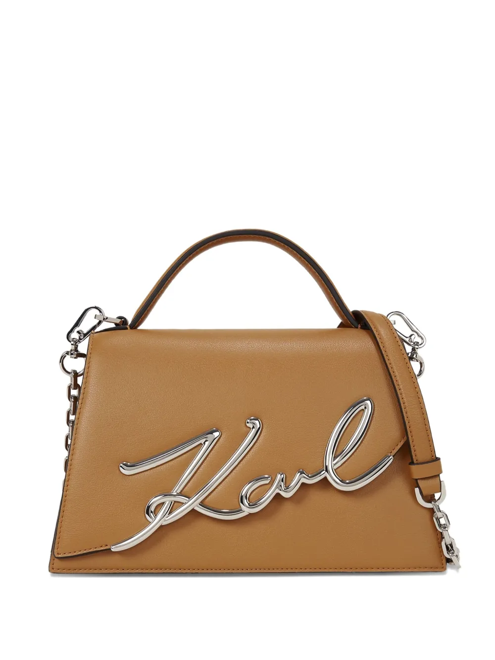 Karl Lagerfeld K/Signature ショルダーバッグ M - ブラウン Karl Lagerfeld K/Signature ショルダーバッグ M - ブラウン