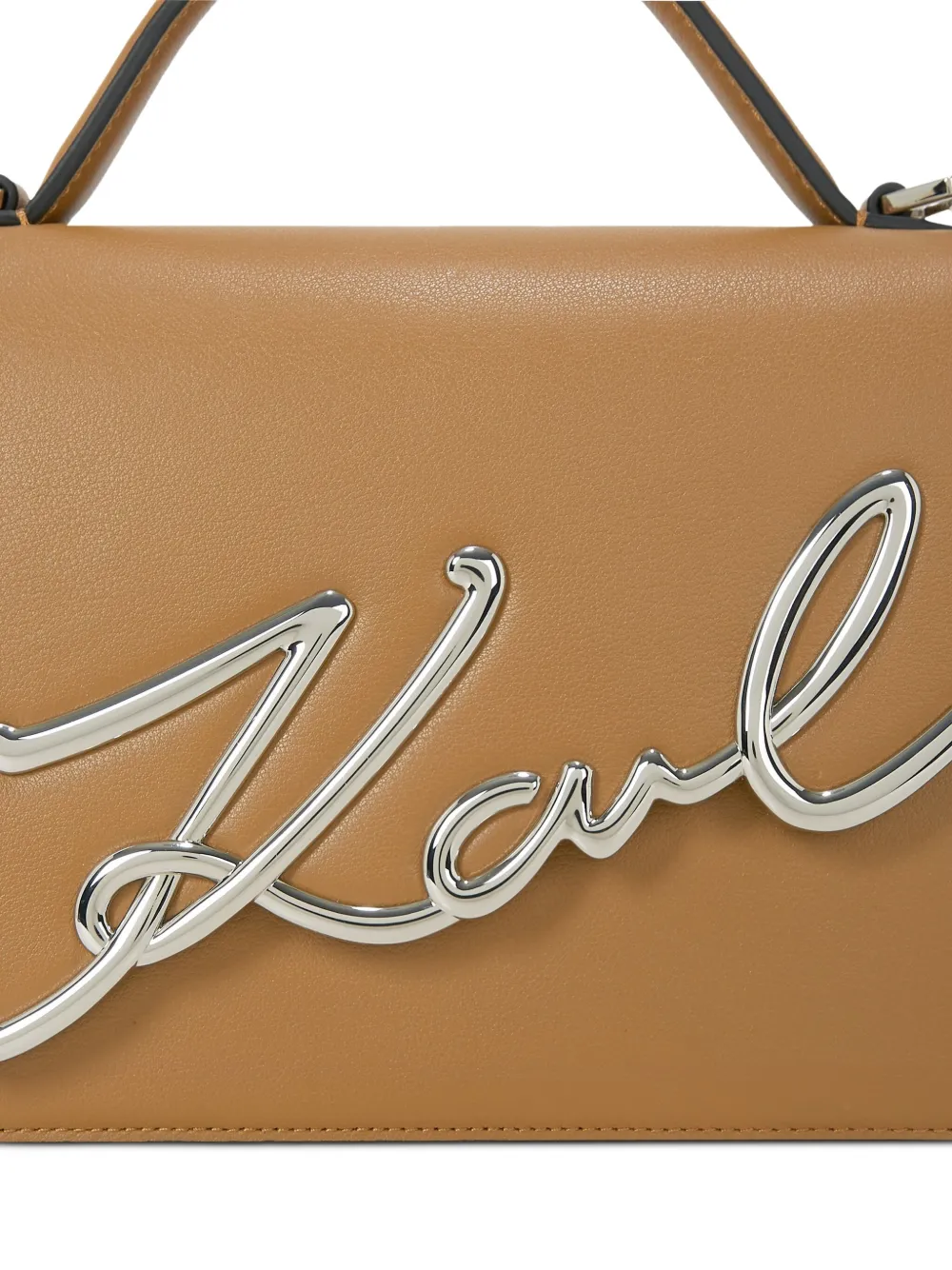 Karl Lagerfeld K Signature medium schoudertas Bruin