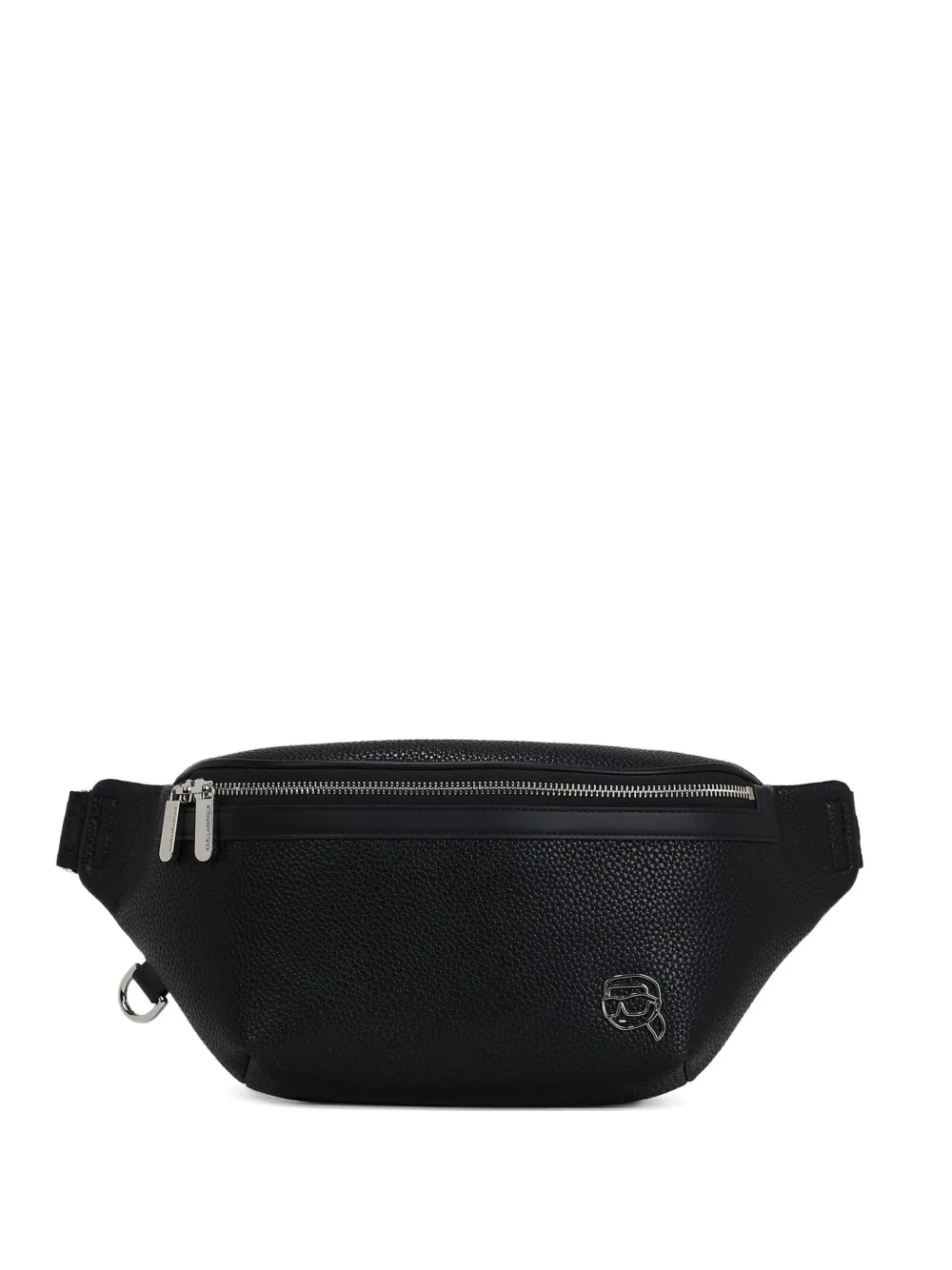 Karl Lagerfeld Heuptas met logopatch Zwart