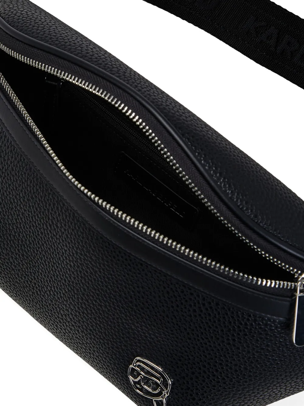 Karl Lagerfeld Heuptas met logopatch Zwart
