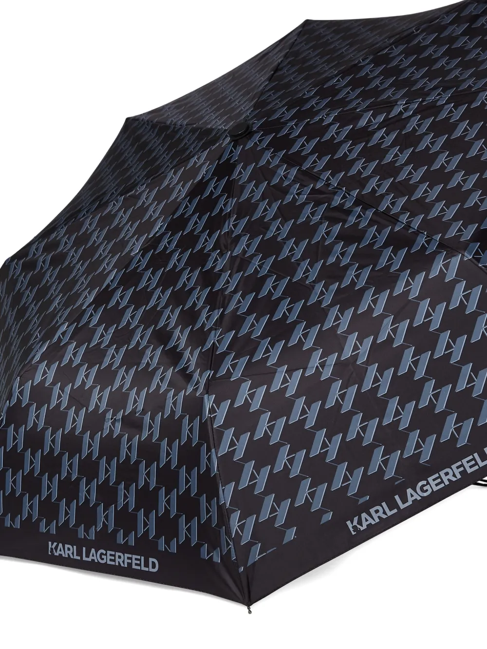 Karl Lagerfeld Paraplu met monogram Zwart