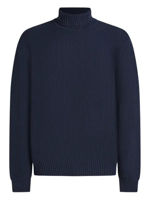 Karl Lagerfeld Jeans rollneck patch-detail sweater
