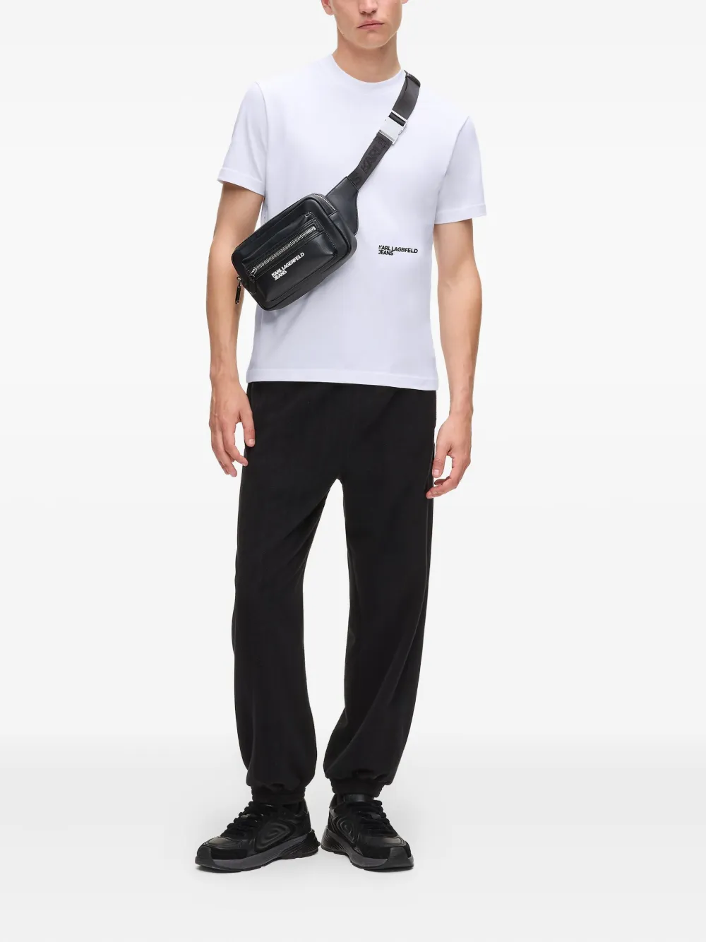 Karl Lagerfeld Jeans Karlism T-shirt met print op de rug - Wit