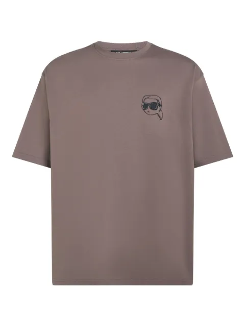 Karl Lagerfeld embroidered-logo t-shirt