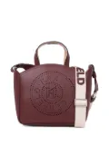 Karl Lagerfeld small Circle perforated tote bag - Red