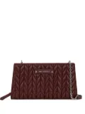 Karl Lagerfeld K/Weave crossbody wallet - Red