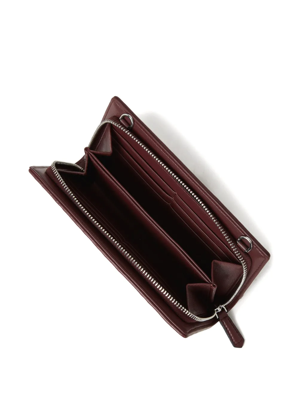 Karl Lagerfeld K Weave crossbody portemonnee Rood