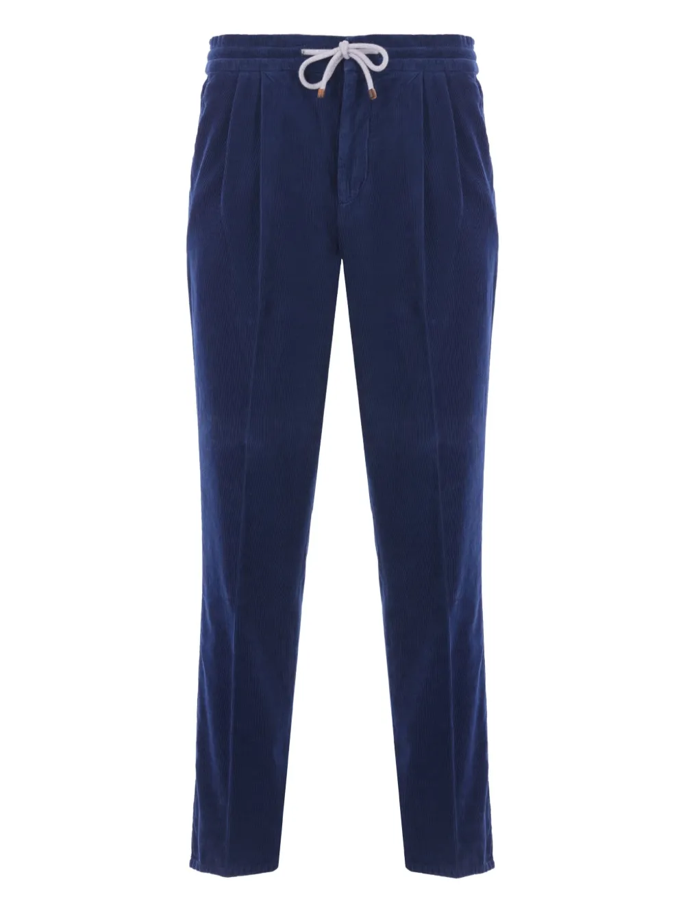 Brunello Cucinelli corduroy drawstring trousers | Blue | Image 1