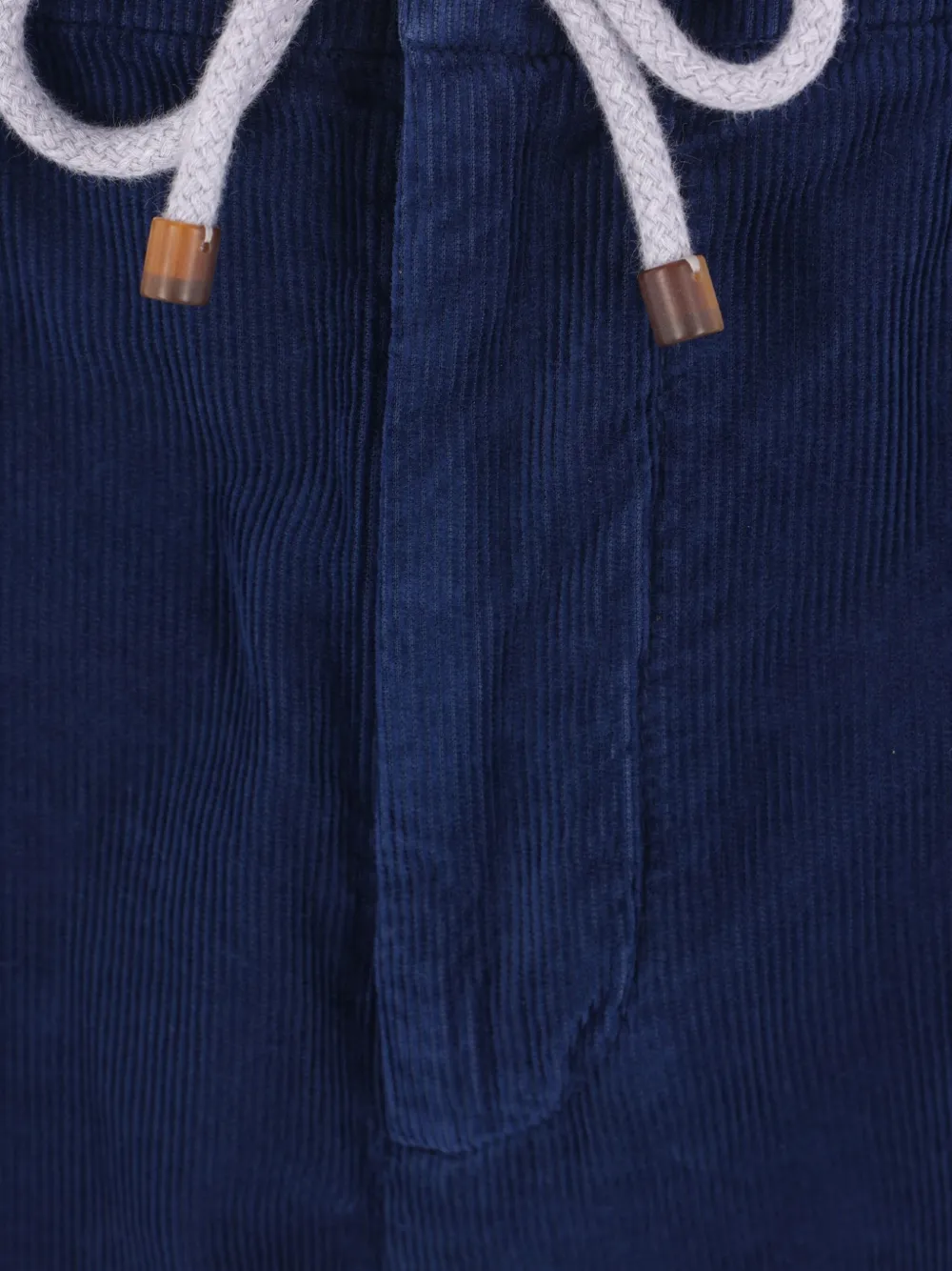 Brunello Cucinelli corduroy drawstring trousers Blauw