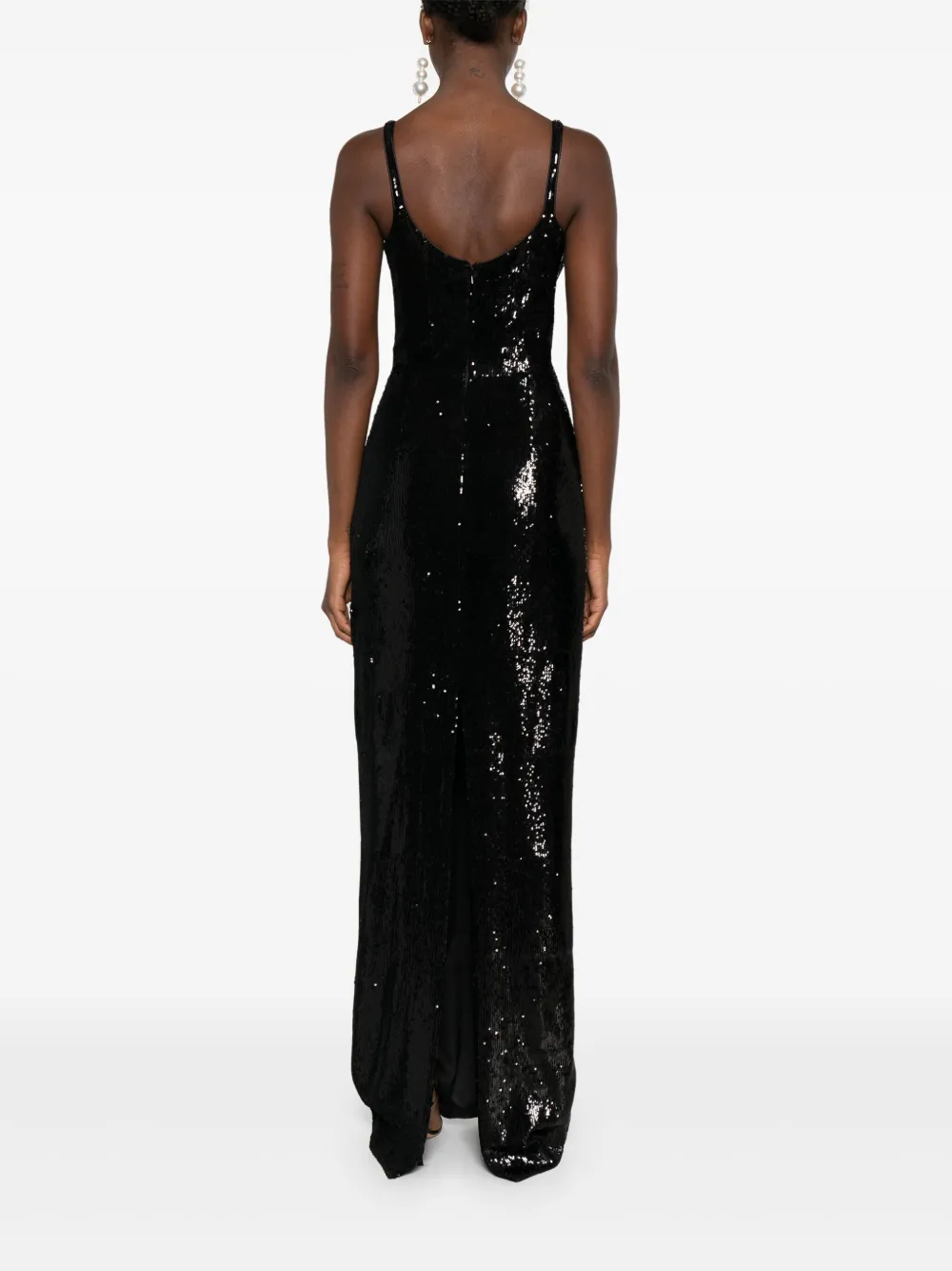 SILK LOVE & LACE Anais jurk Zwart