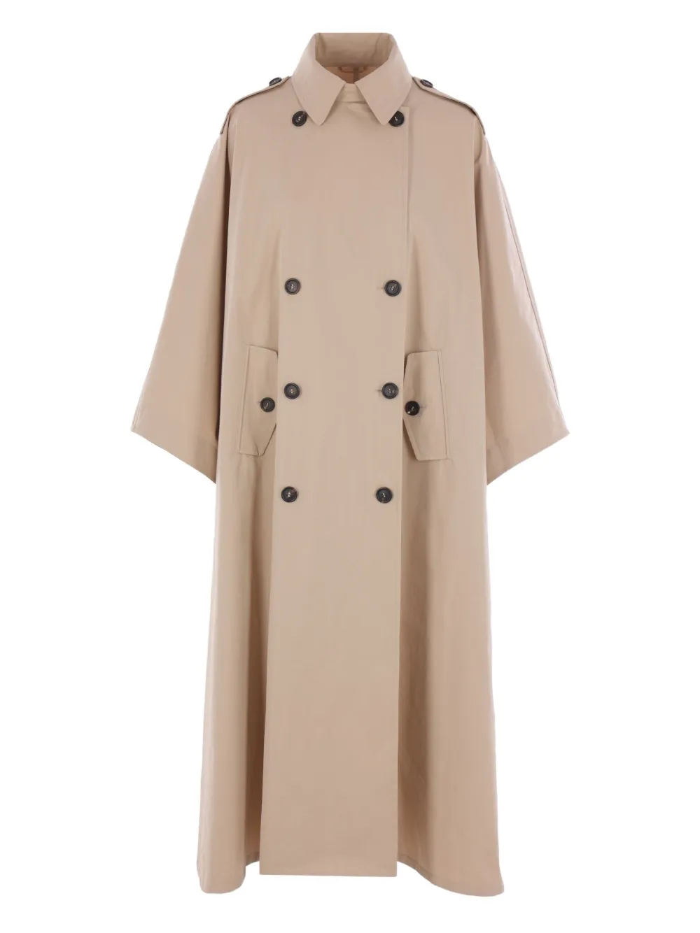 Brunello Cucinelli double-breasted coat | Neutrals | Image 1
