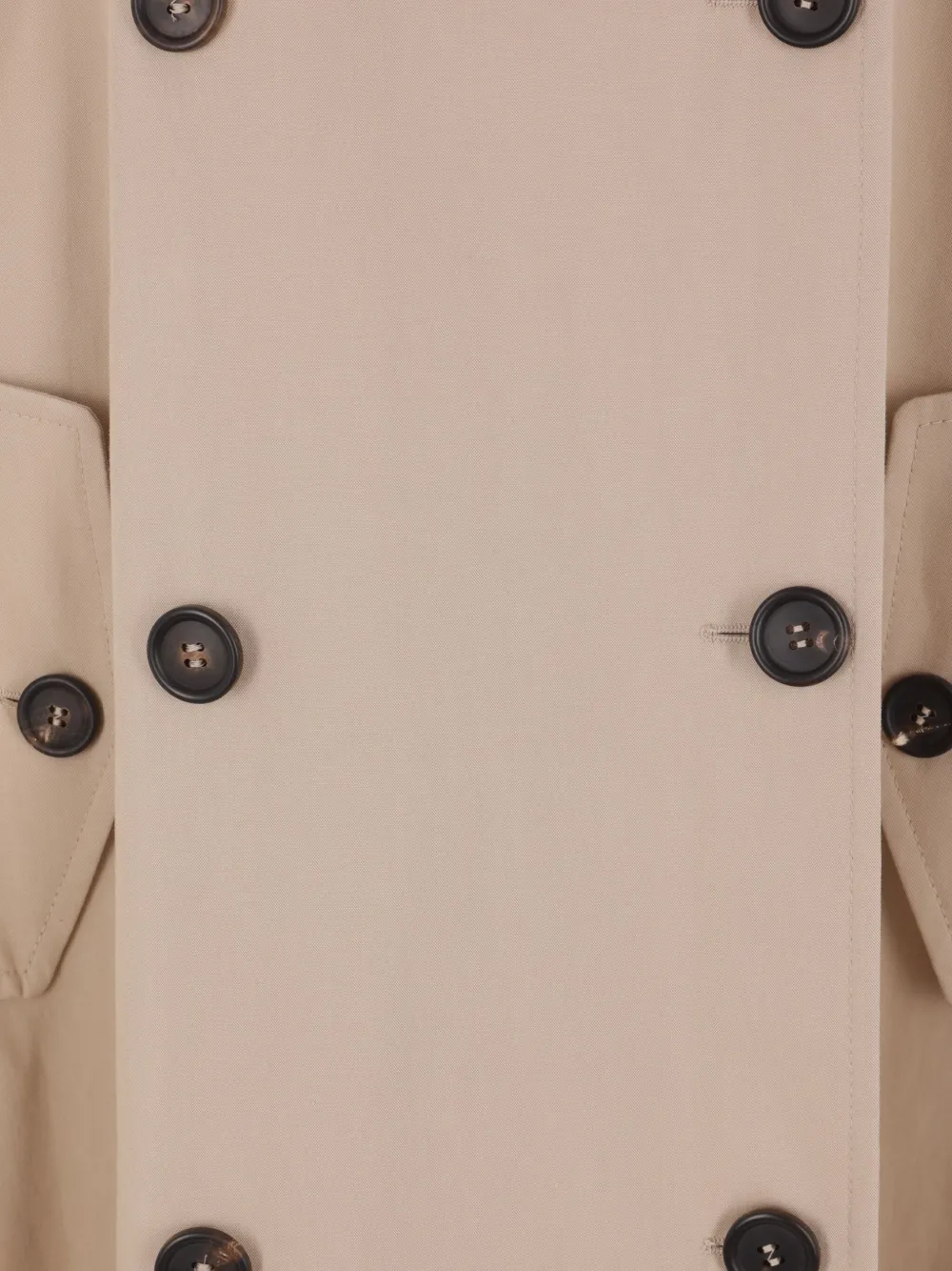 Brunello Cucinelli Jas met dubbele rij knopen Beige