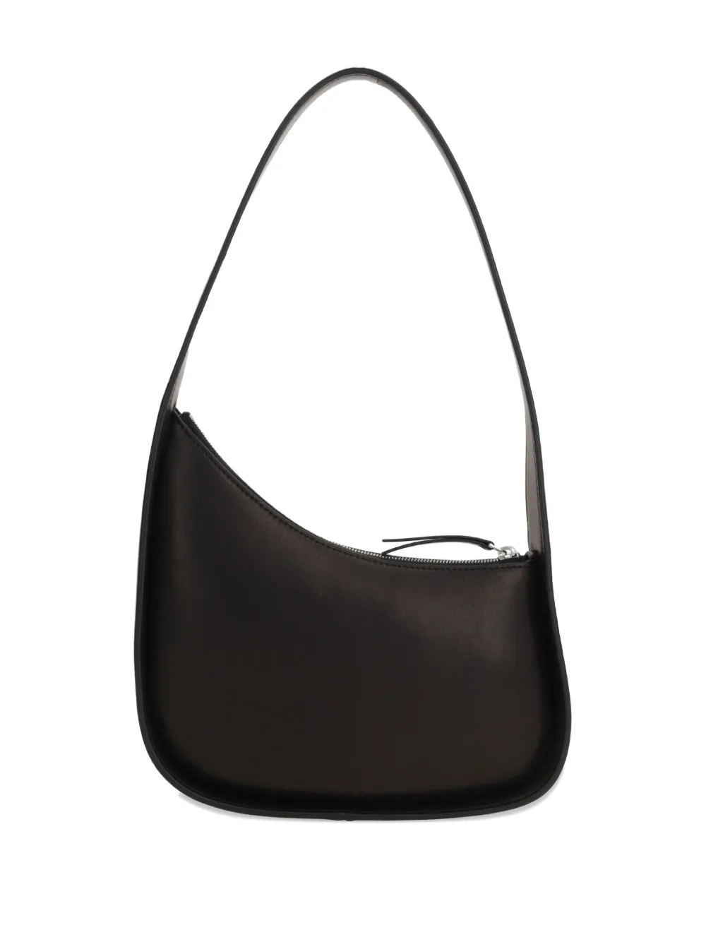 The Row crescent zip shoulder bag Zwart