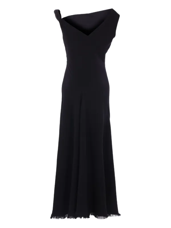 black mini dress with fringe Noir Deco Beaded Fringe Mini Dress