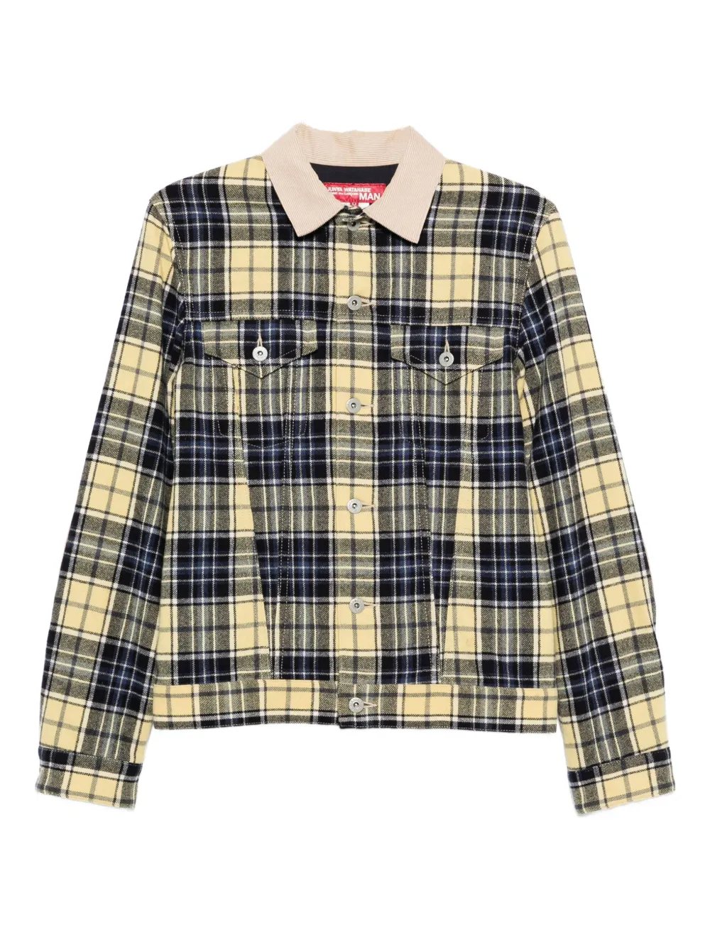 Junya Watanabe MAN x Levis 2012 チェック ジャケット - ブルー Junya Watanabe MAN x Levis 2012 チェック ジャケット - ブルー