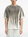 Marcelo Burlon County of Milan tie-dye flame-print T-shirt - Grey