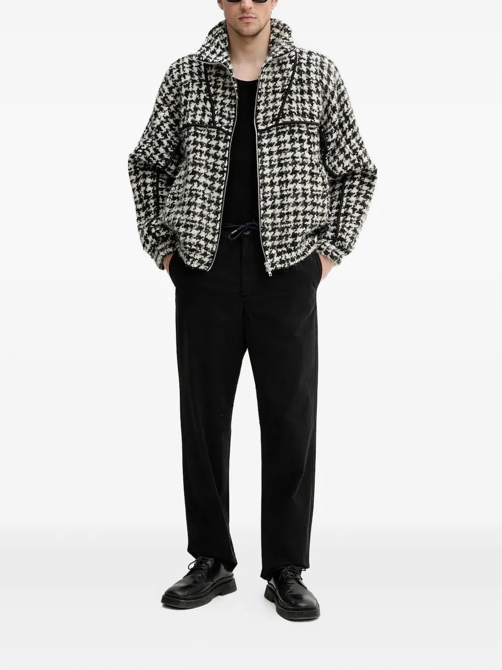 PS Paul Smith drawstring pocketed straight-leg trousers - Zwart