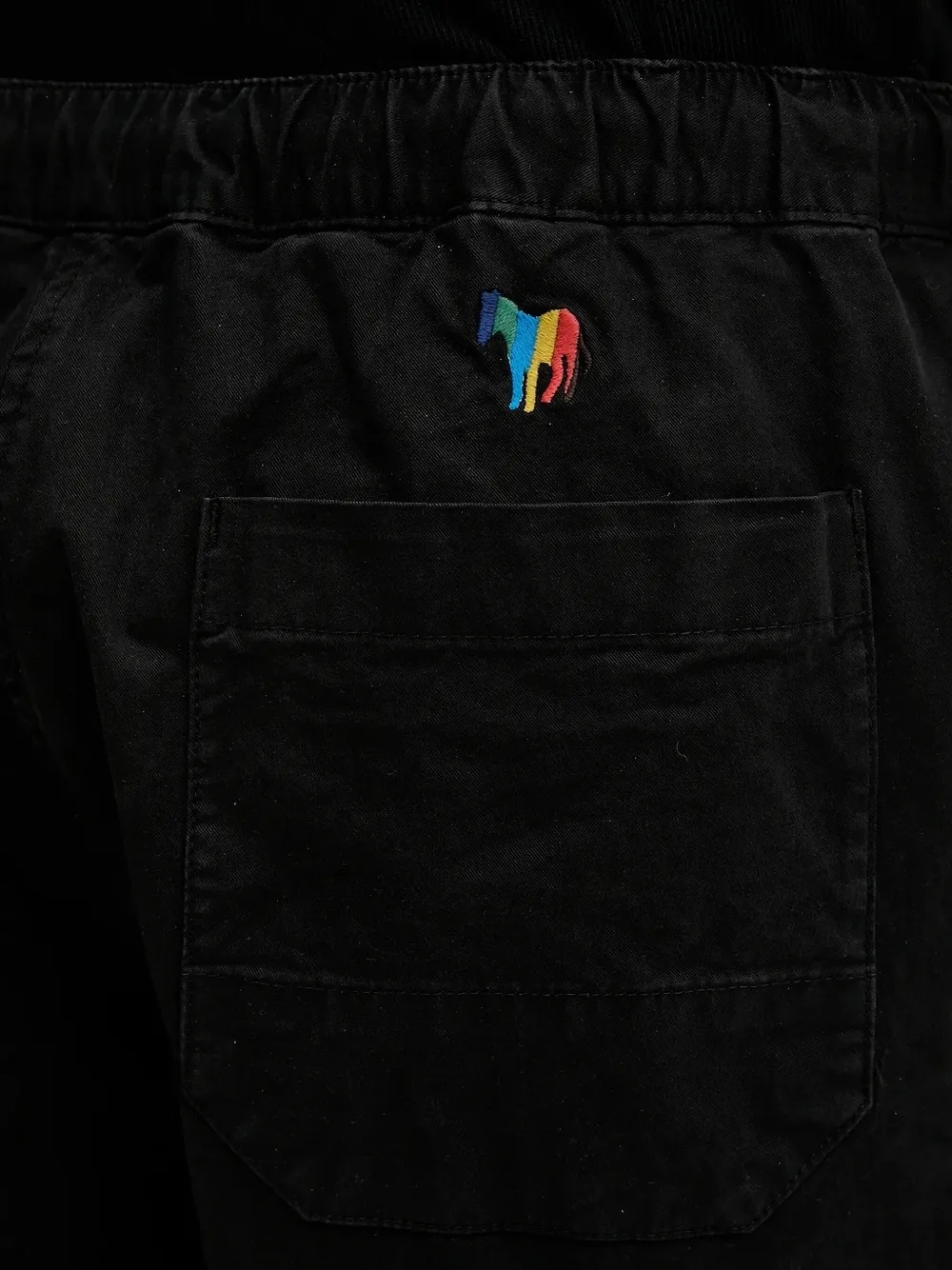 PS Paul Smith drawstring pocketed straight-leg trousers Zwart