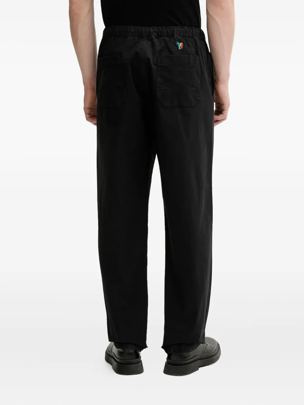PS Paul Smith drawstring pocketed straight-leg trousers Zwart
