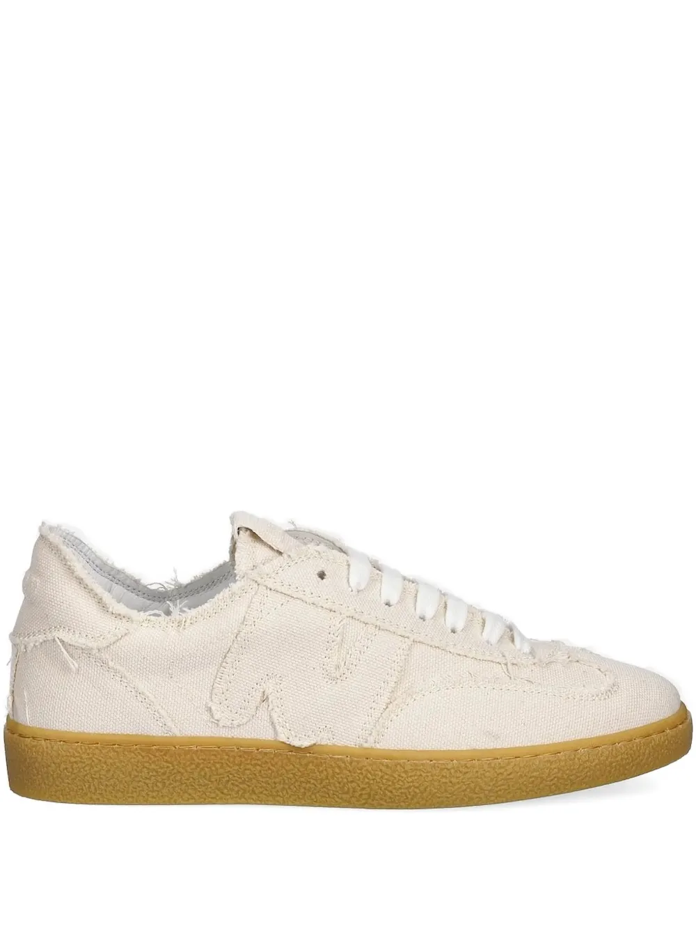 MSGM frayed-detail sneakers Neutrals