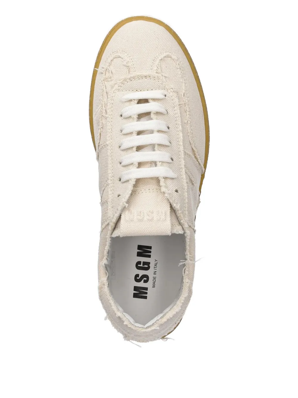 MSGM Sneakers met franje detail - Beige