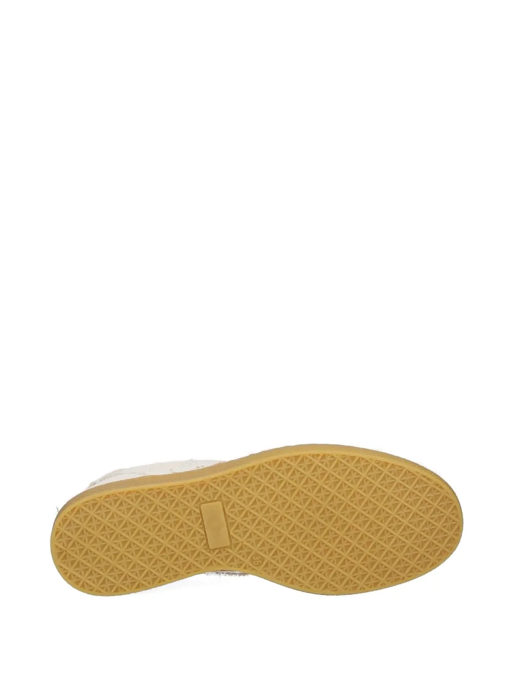 MSGM frayed-detail sneakers Neutrals