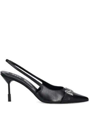Miu Miu スリングバック パンプス | ブラック | FARFETCH JP