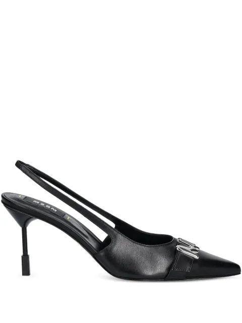 MSGM slingback leather pumps