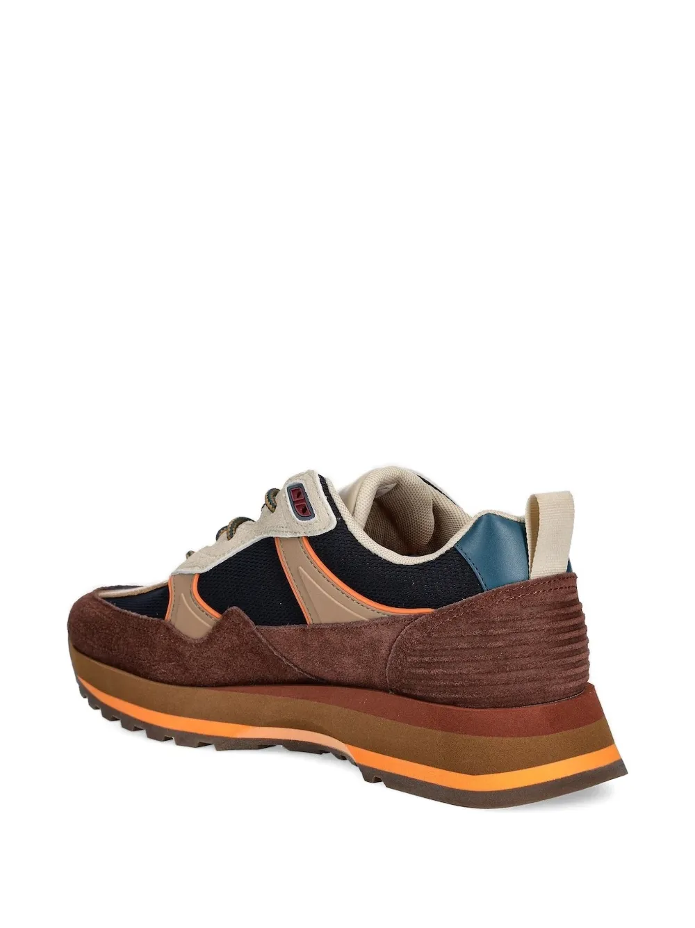 PS Paul Smith BANKS suede panelled sneakers Brown